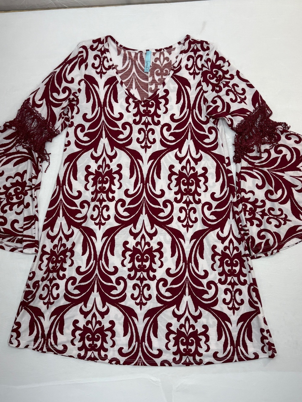 Vintage Y2K Bohemian Loila Bell-Sleeve Tunic/ Mini Dress